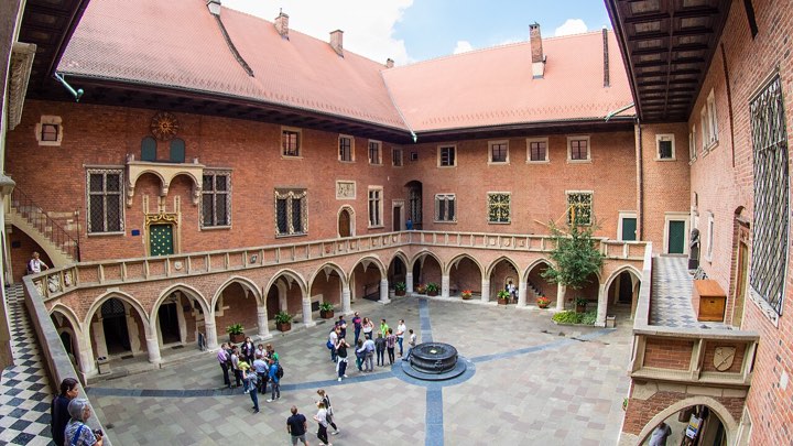 Arcaded courtyard of the Collegium Maius